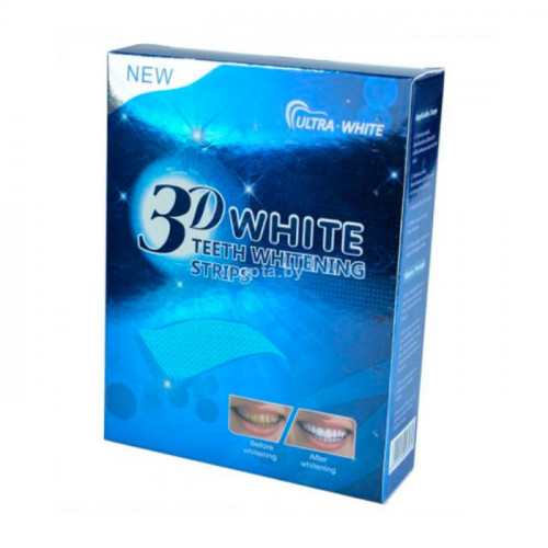 Отбеливающие полоски 3D White Teeth Whitening Strips