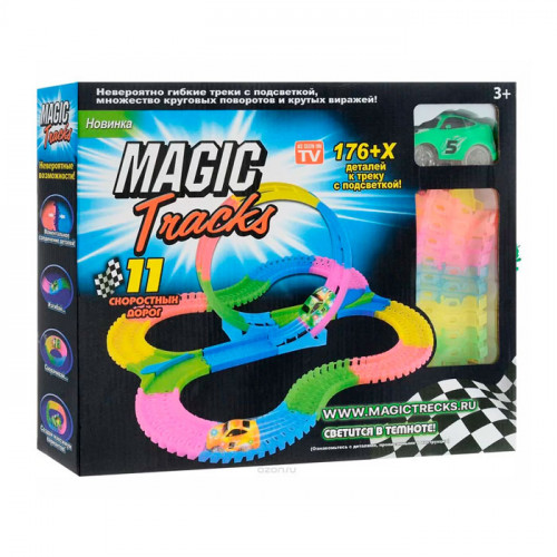 Конструктор Magic Tracks (176 деталей)