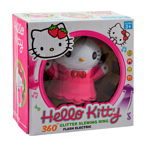 Вращающаяся игрушка со звуковыми эффектами Hello kitty Glitter Slewing Ring