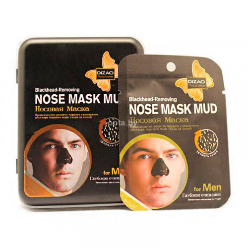 Носовая маска от черных точек DIZAO Nose Mask Mud 