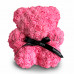Розовый мишка из роз Oh My Teddy 25 см