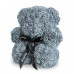 Серый мишка из роз Oh My Teddy 25 см