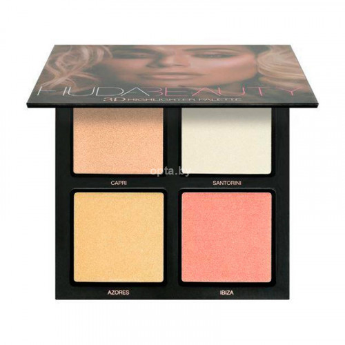 Палетка хайлайтеров HUDA BEAUTY 3D HIGHLIGHTER PALETTE (1шт.)