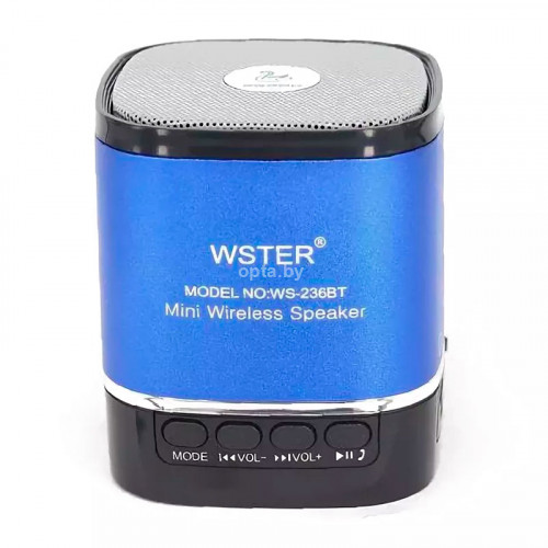 Портативная колонка Wster Bluetooth WS-236BT