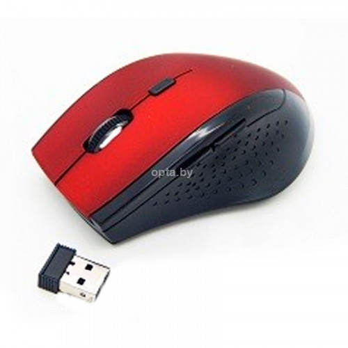 Беспроводная компьютерная мышь 2.4 Г N-2811 USB (красная)
