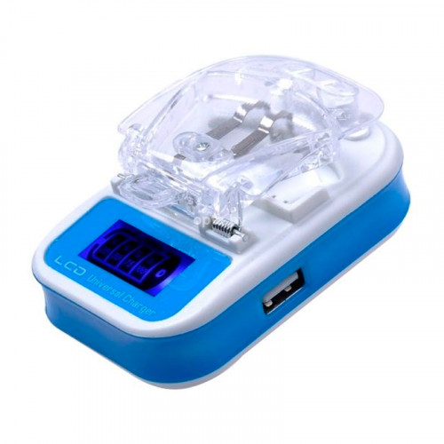 Универсальное зарядное устройство (лягушка) с дисплеем, USB