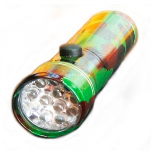 Фонарик светодиодный 12с LIGHT цветной