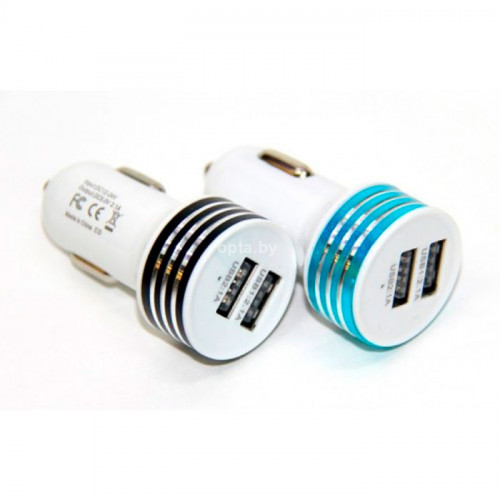Автомобильная зарядка на 2 USB
