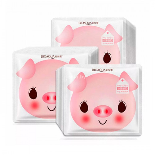 Увлажняющая маска для лица BIAQUA Pig Mask
