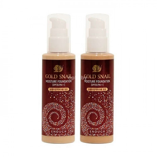 Омолаживающий тональный крем Enough Gold Snail Moisture Foundation SPF30