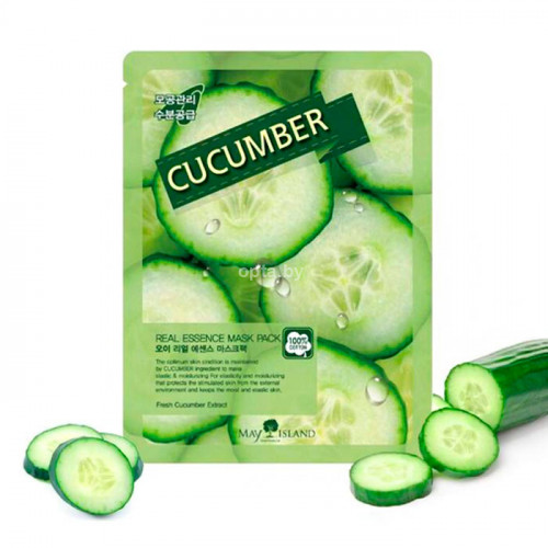 Тканевая маска для лица Real Essence Mask Pack Cucumber