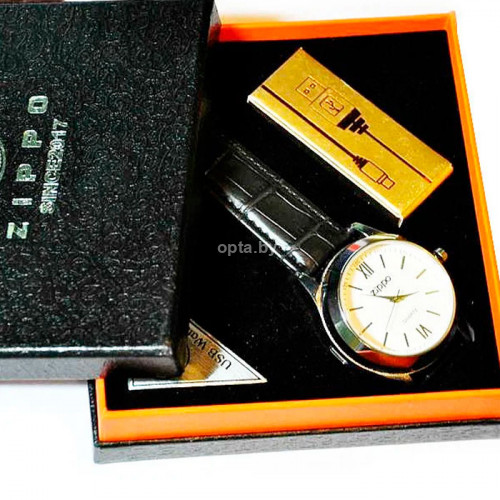 USB Watch Lighter (часы-зажигалка Zippo в подарочной упаковке)