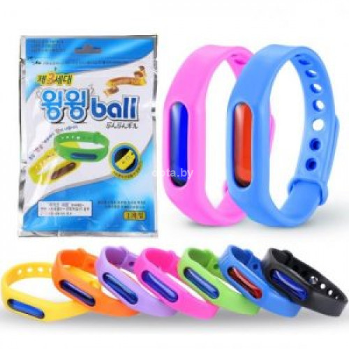 Браслет от комаров с капсулой  Wing Wing Ball