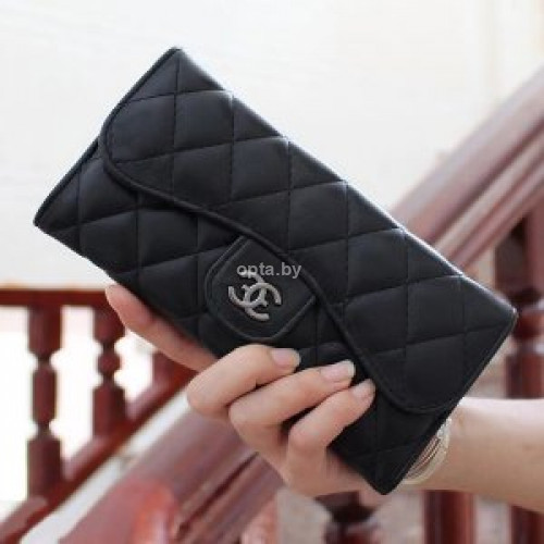 Женский клатч Chanel (чёрный) 