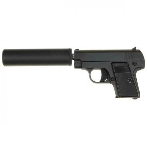 Модель пистолета G.9A Colt 25 mini с глушителем(Galaxy)