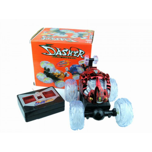 Радиоуправляемая машинка перевертыш Dasher Music Light Stunt Car