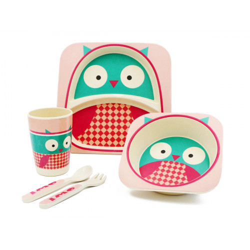 Детская бамбуковая посуда Bamboo Kids Сова