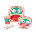 Детская бамбуковая посуда Bamboo Kids Сова