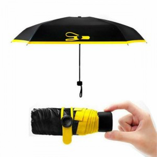 Универсальный карманный зонтик Mini Pocket Umbrella (желтый)