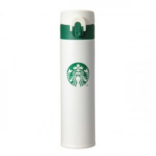 Термос Starbucks зеленый с белым