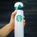 Термос Starbucks зеленый с белым