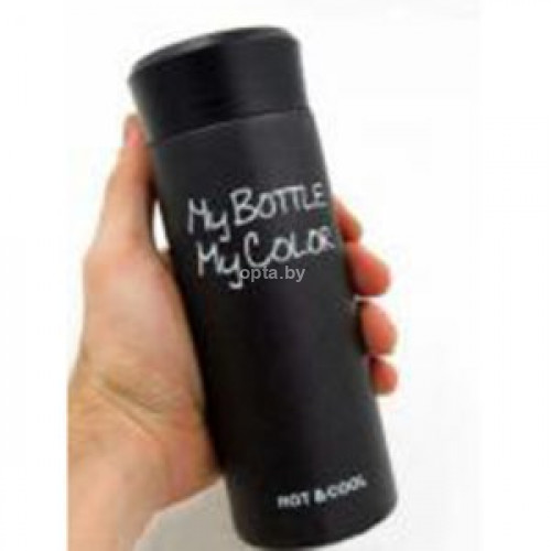 Термос My Bottle (модель 1, 330 ml, чёрный)