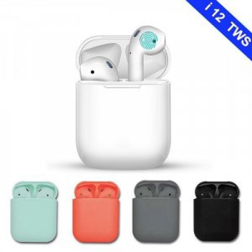 Беспроводные Bluetooth наушники i12 TWS 5.0 с Power Bank (модель 2, белый)