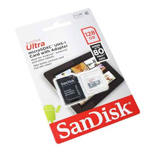 Карта памяти Micro SDHC Card SanDisk (10 class) 128 гб