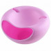 Двойная тарелка для снеков (семечек, орехов) с подставкой для телефона Creative and Fashionable Fruit Platter
