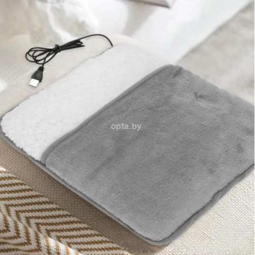 Электрическая грелка для ног, ультрамягкий подогреватель с USB  Ultra plush foot warmer